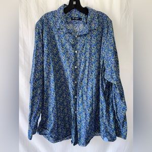 Cremieux Classics Paisley Print Long Sleeve Shirt.
